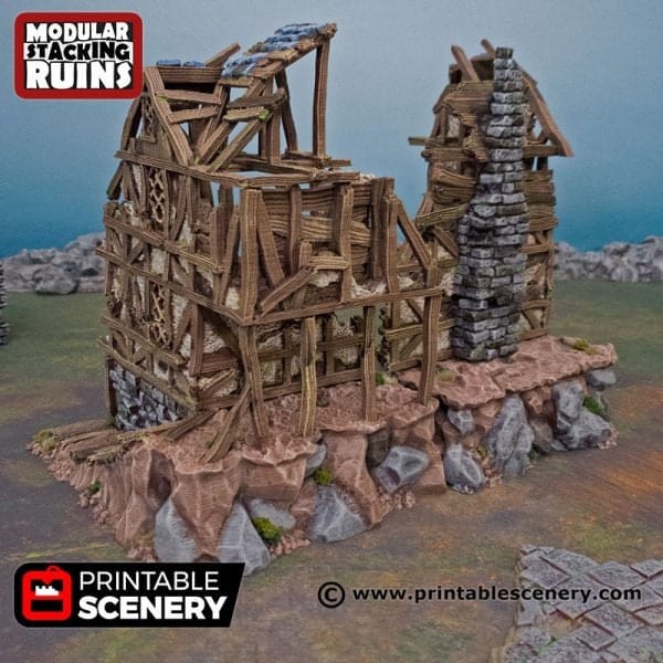 Tabletop Terrain Building Mayor's Townhouse - Fantasy Building