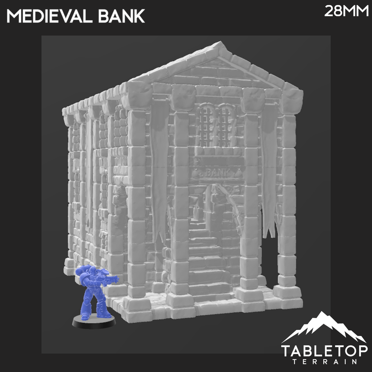 Tabletop Terrain Building Medieval Bank