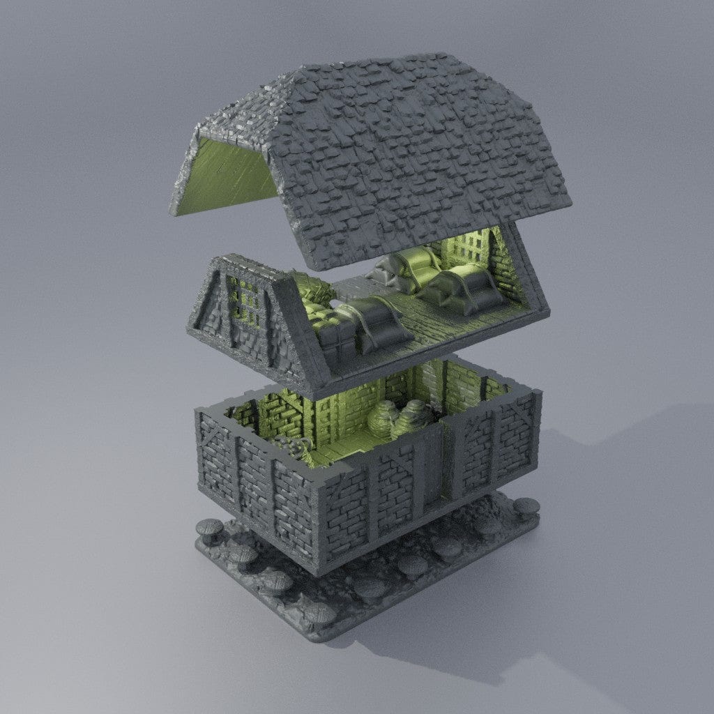 Tabletop Terrain Building Medieval Granary
