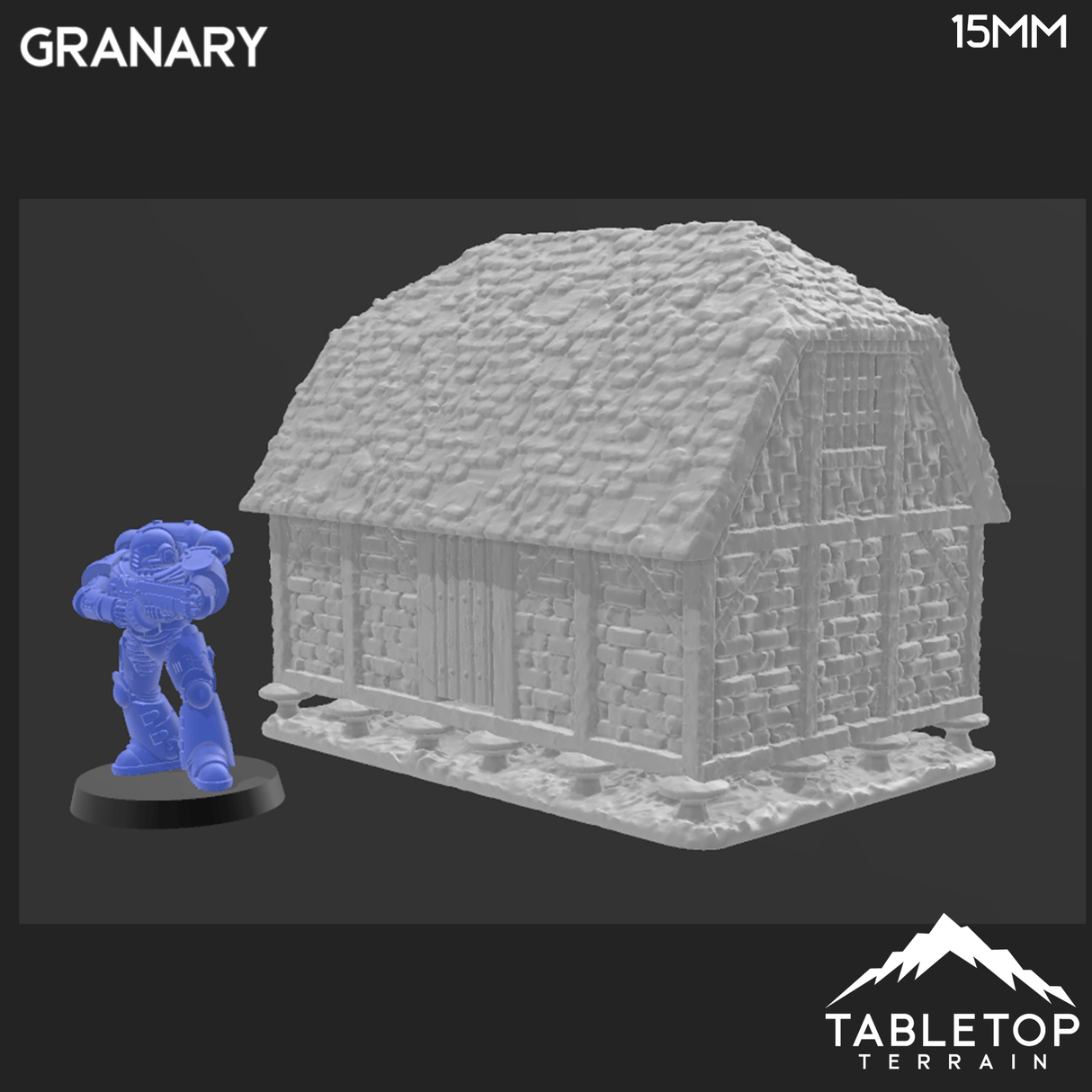 Tabletop Terrain Building Medieval Granary