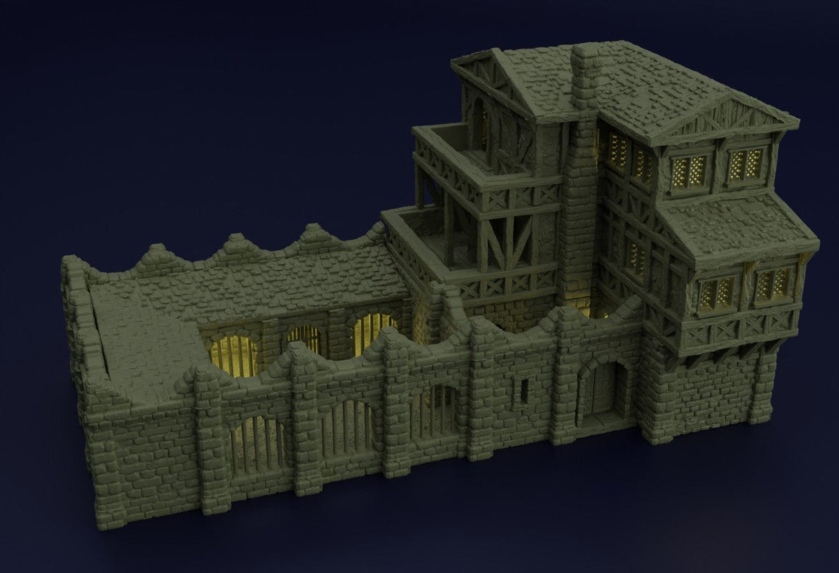 Tabletop Terrain Building Medieval Slaver Manor