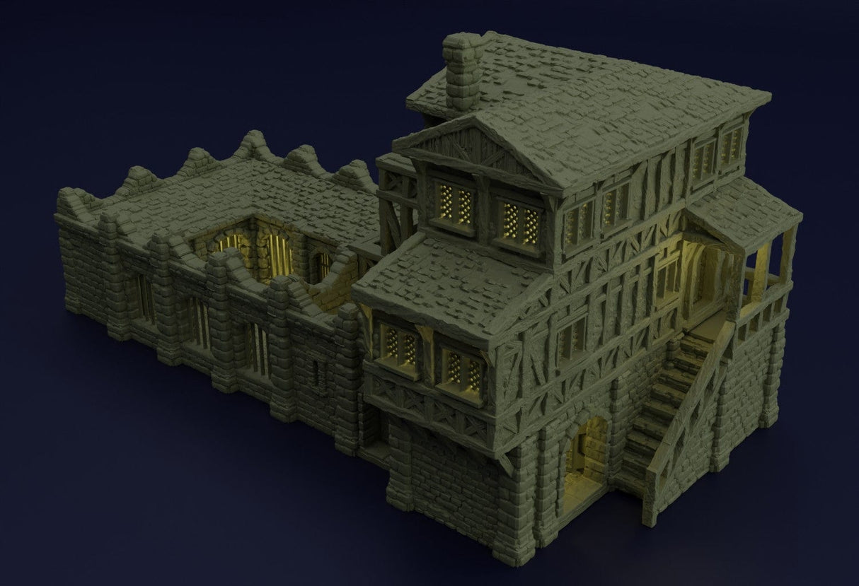 Tabletop Terrain Building Medieval Slaver Manor