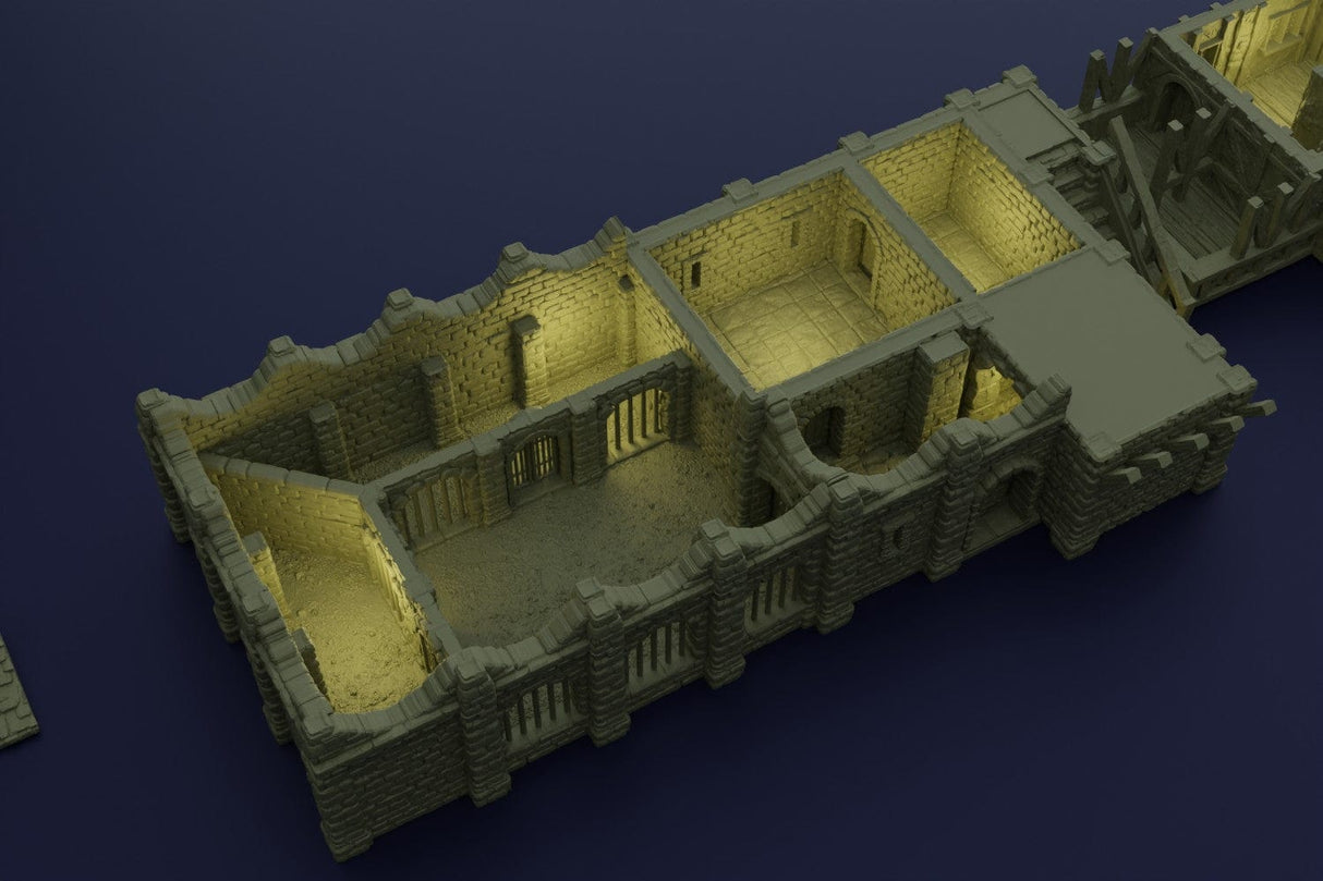 Tabletop Terrain Building Medieval Slaver Manor