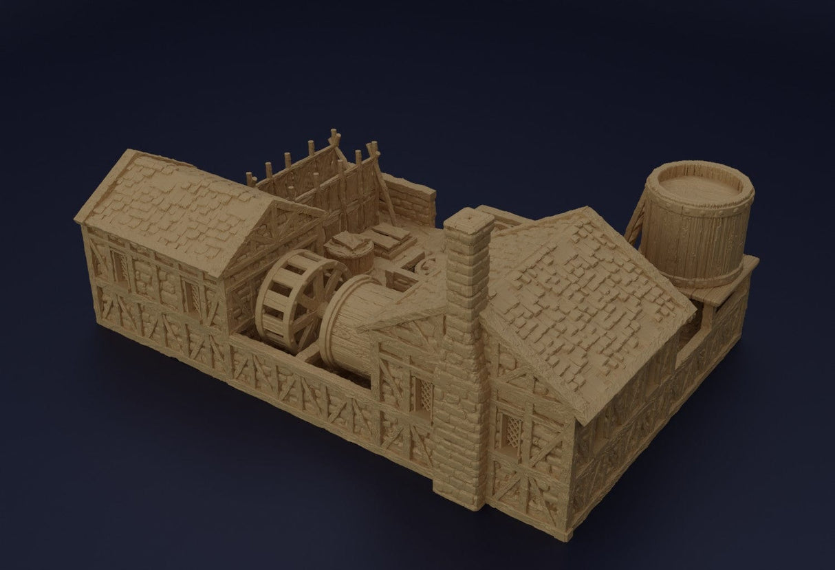 Tabletop Terrain Building Medieval Tannery