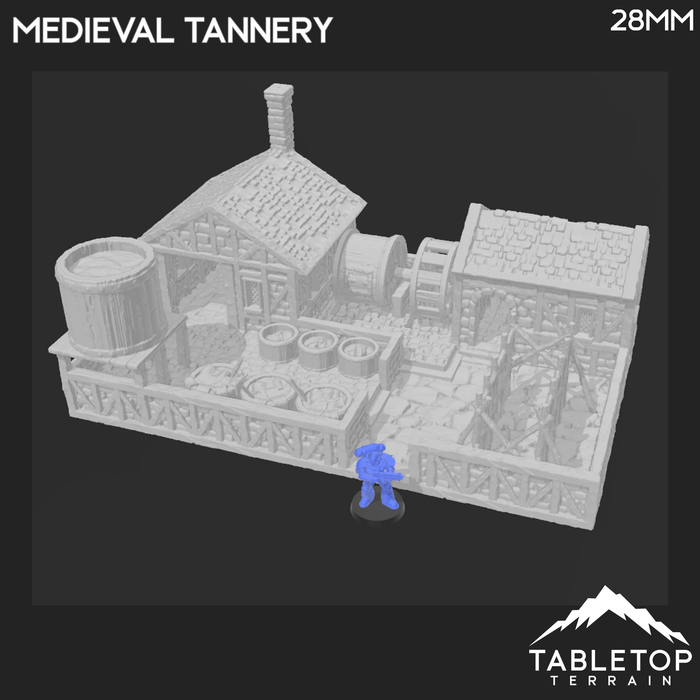 Tabletop Terrain Building Medieval Tannery