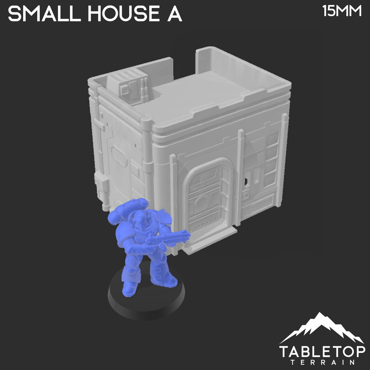 Tabletop Terrain Building Midrim City Small House A - Star Wars Building