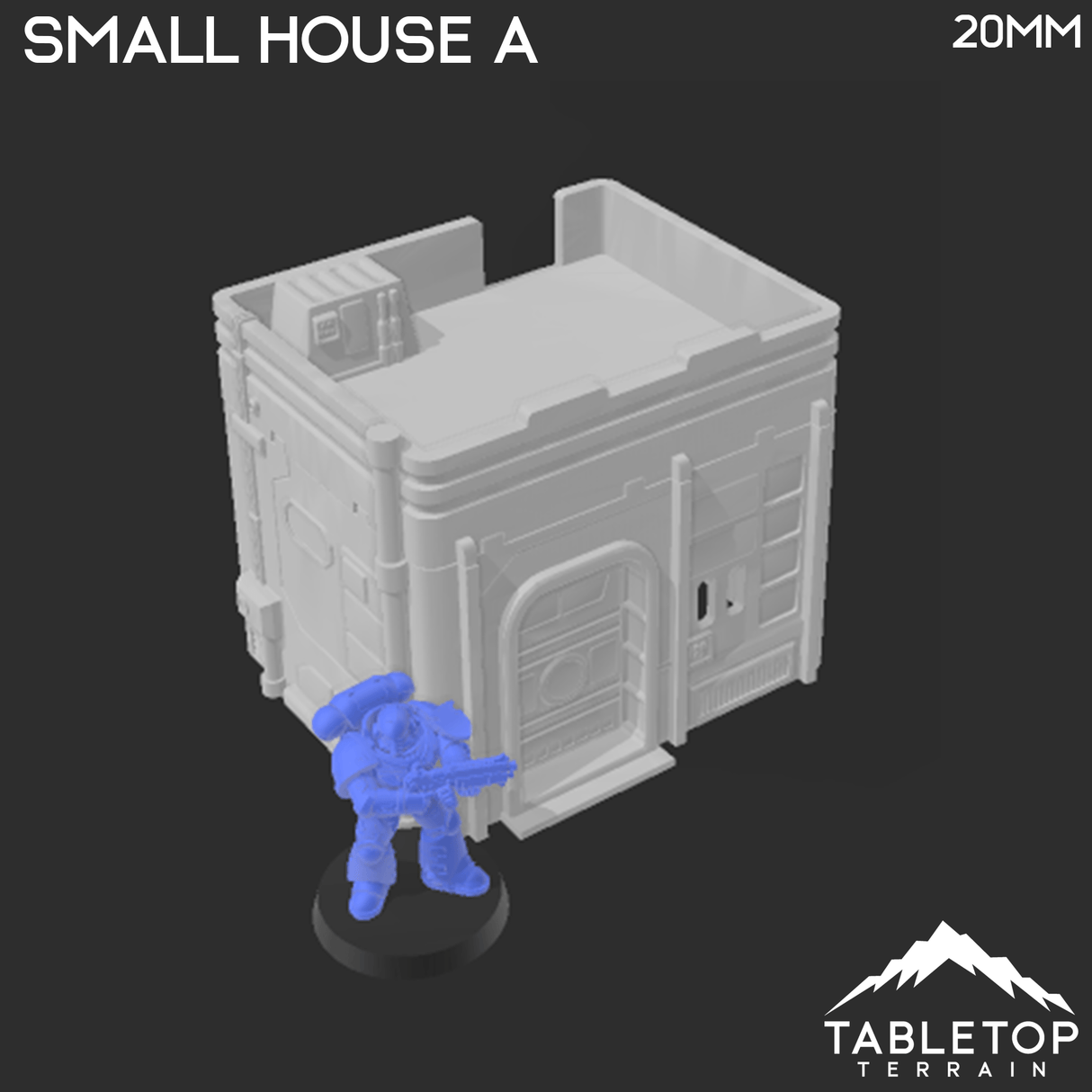 Tabletop Terrain Building Midrim City Small House A - Star Wars Building