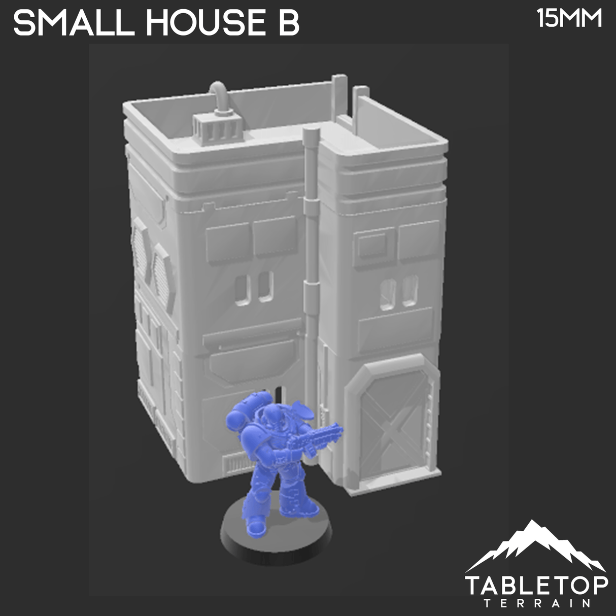 Tabletop Terrain Building Midrim City Small House B - Star Wars Building