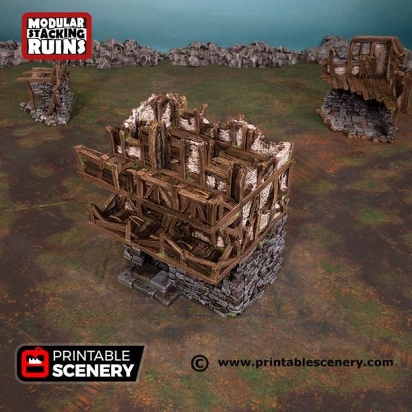 Tabletop Terrain Building Murder Row - Fantasy Building