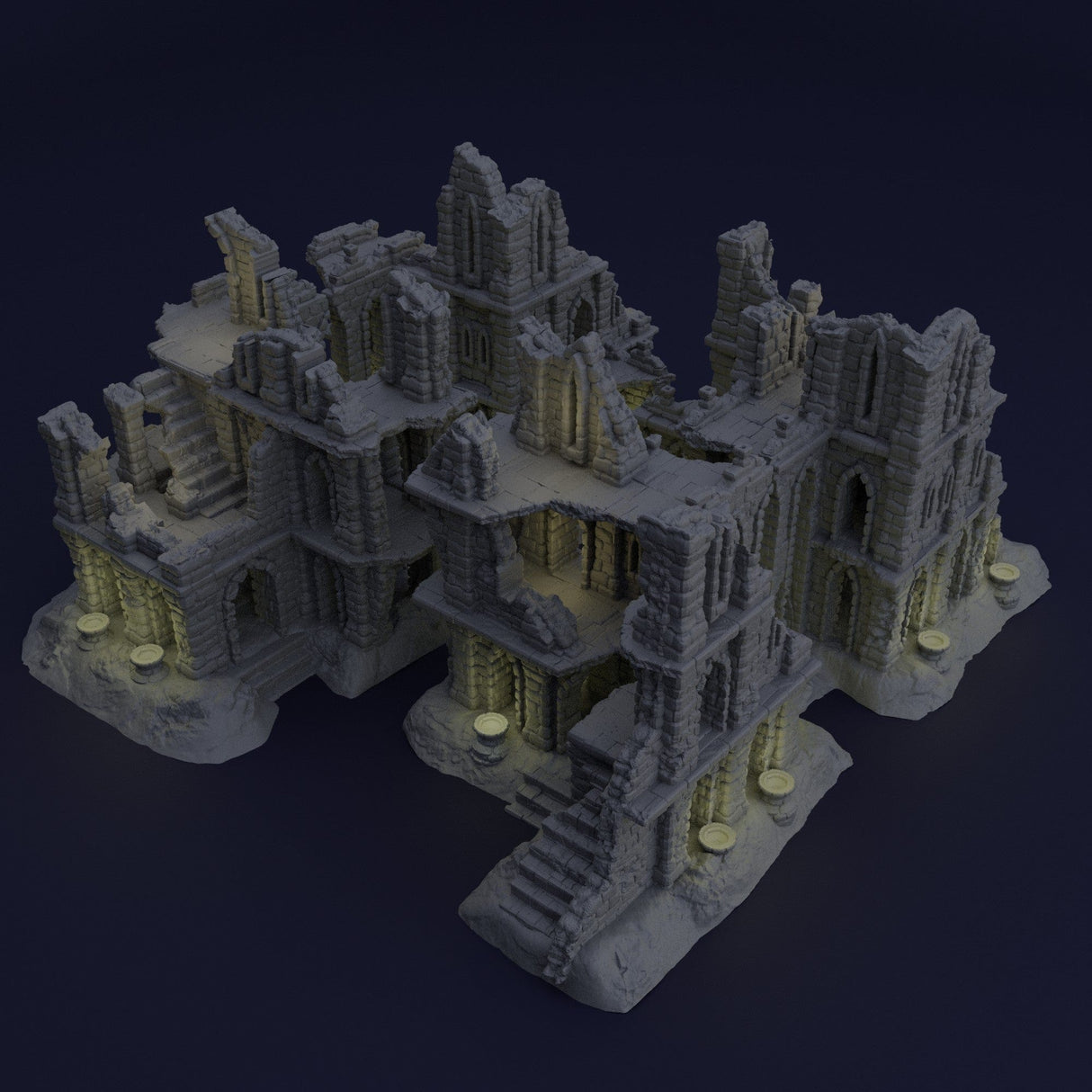 Tabletop Terrain Building Old Ruins