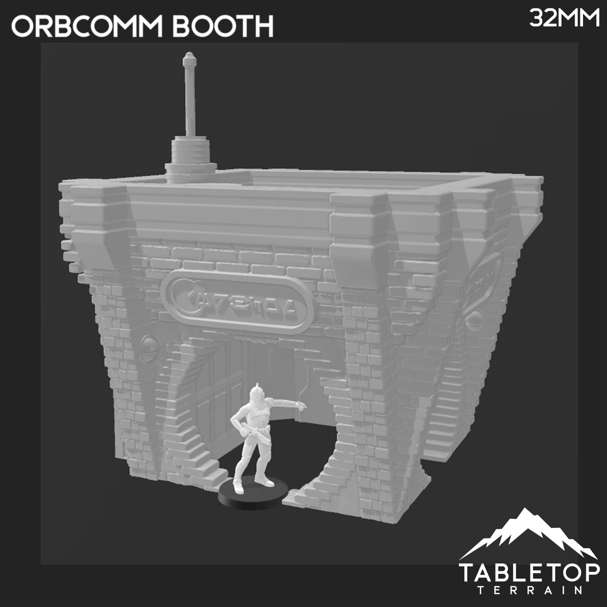 Tabletop Terrain Building OrbComm Booth - Ord Ferrum