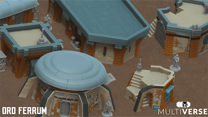 Tabletop Terrain Building OrbComm Booth - Ord Ferrum