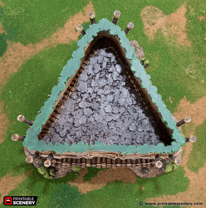 Tabletop Terrain Building Palace of the Druid - Rise of the Halflings - Fantasy Building