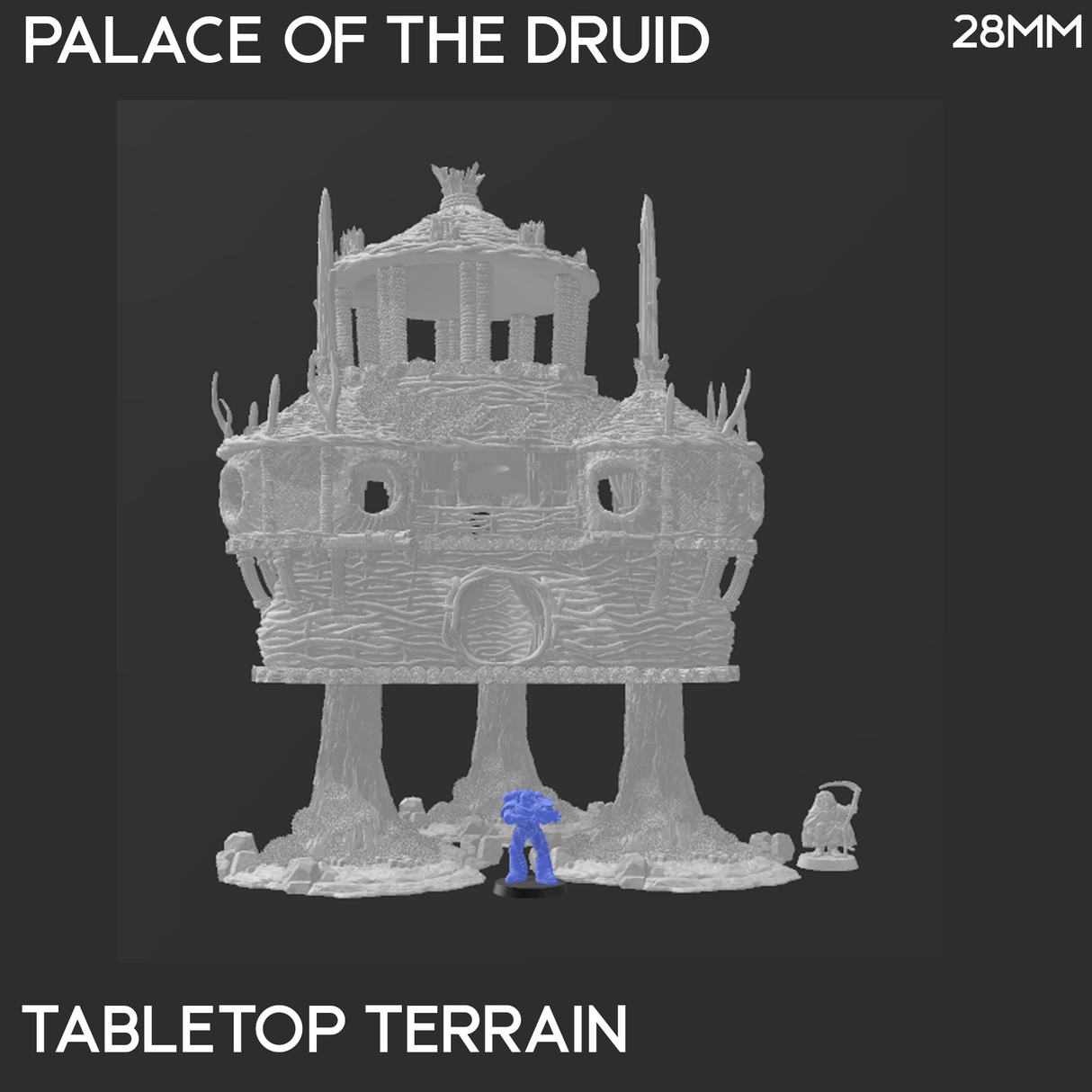 Tabletop Terrain Building Palace of the Druid - Rise of the Halflings - Fantasy Building