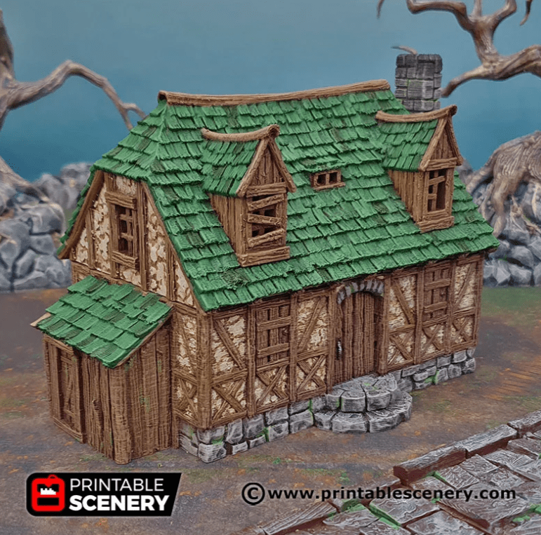 Tabletop Terrain Building Perfectly Normal House - Fantasy Building
