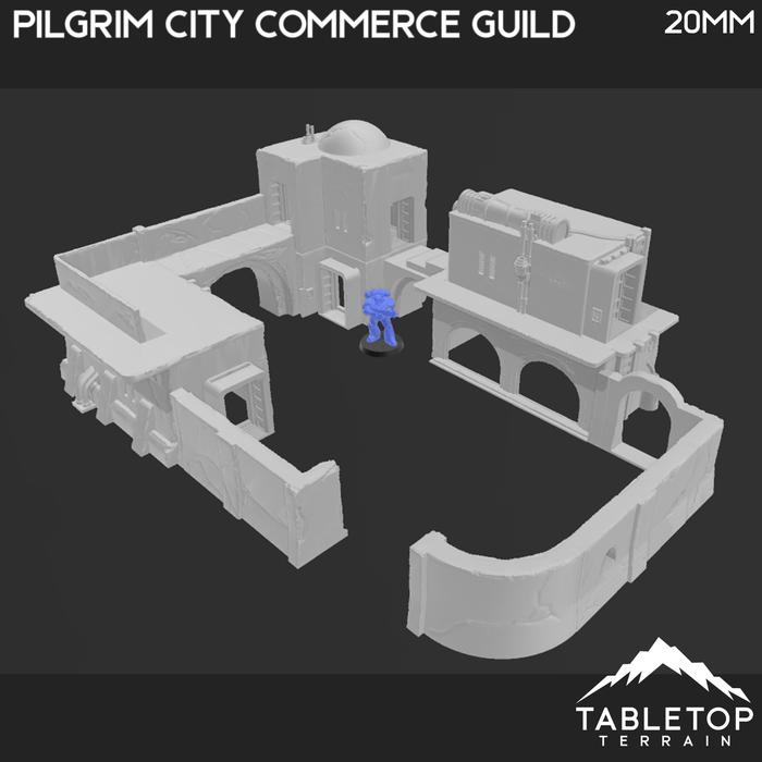 Tabletop Terrain Building Pilgrim City Commerce Guild - Star Wars Legion Building