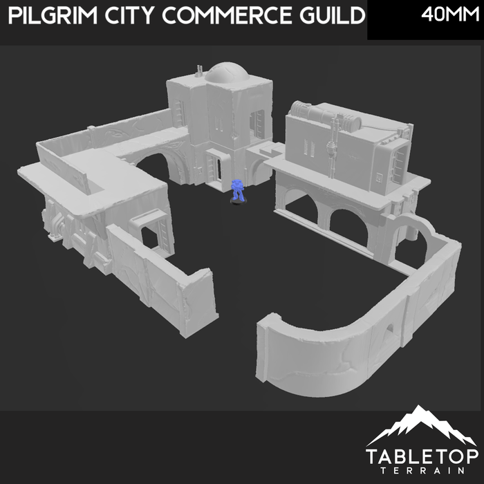Tabletop Terrain Building Pilgrim City Commerce Guild - Star Wars Legion Shatterpoint Building