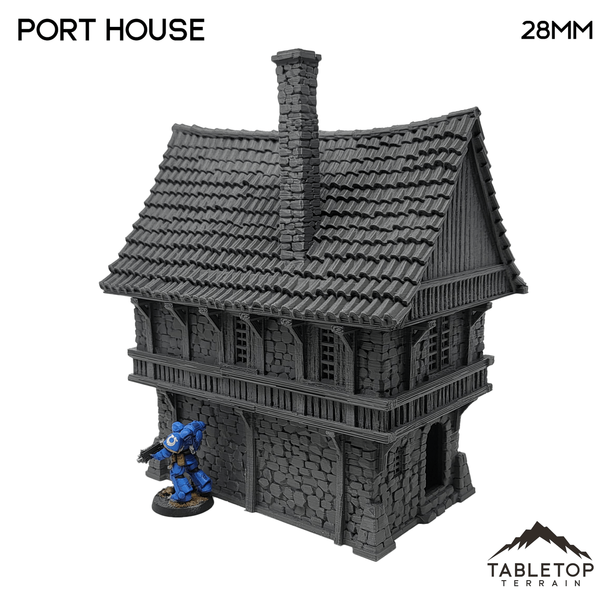 Tabletop Terrain Building Port House - Fantasy Building