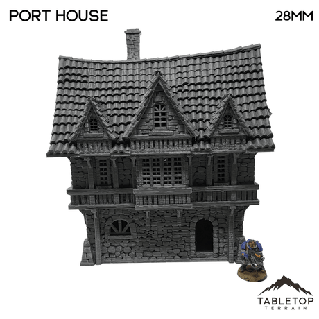 Tabletop Terrain Building Port House - Fantasy Building