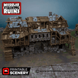 Tabletop Terrain Building Ruined Gatehouse - Fantasy Building