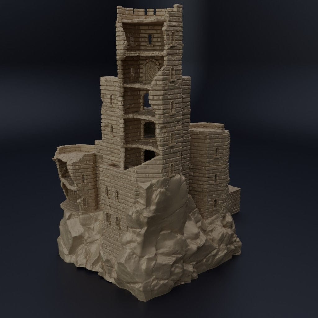 Tabletop Terrain Building Ruined Old Castle