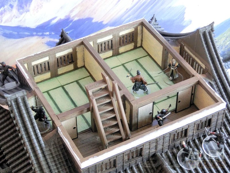Tabletop Terrain Building Samurai Castle