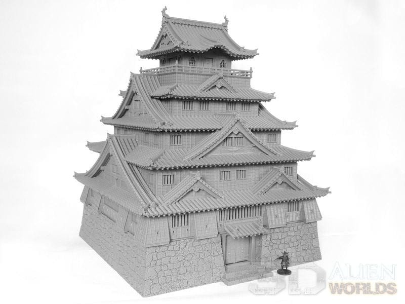 Tabletop Terrain Building Samurai Castle