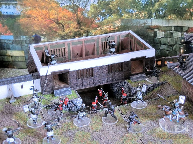 Tabletop Terrain Building Samurai Castle Gatetower