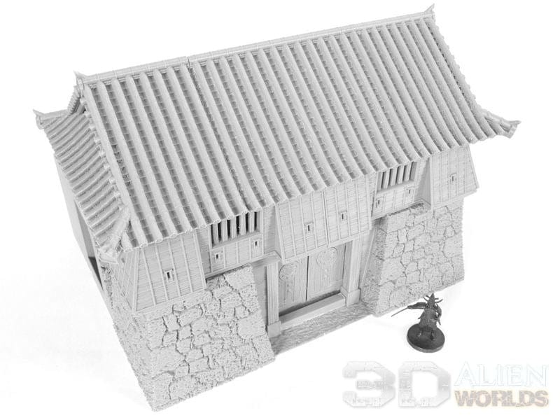 Tabletop Terrain Building Samurai Castle Gatetower
