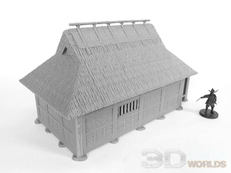 Tabletop Terrain Building Samurai Farmhouse