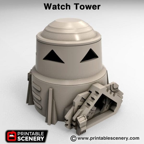 Tabletop Terrain Building Sci-Fi Desert Watch Tower