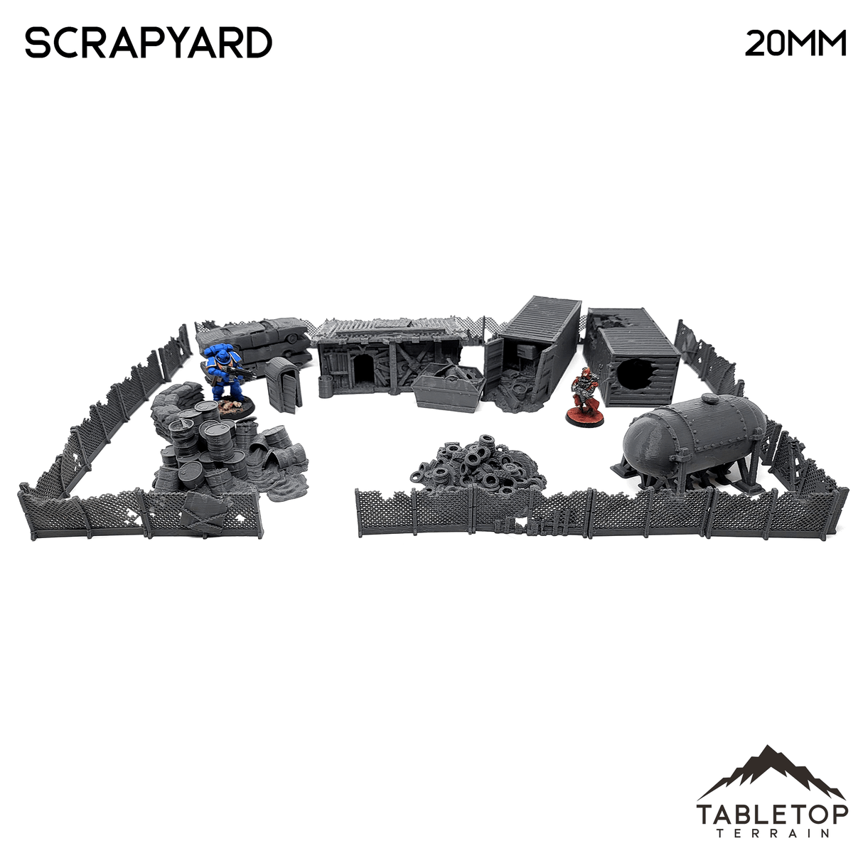 Tabletop Terrain Building Scrapyard - Gaslands Building