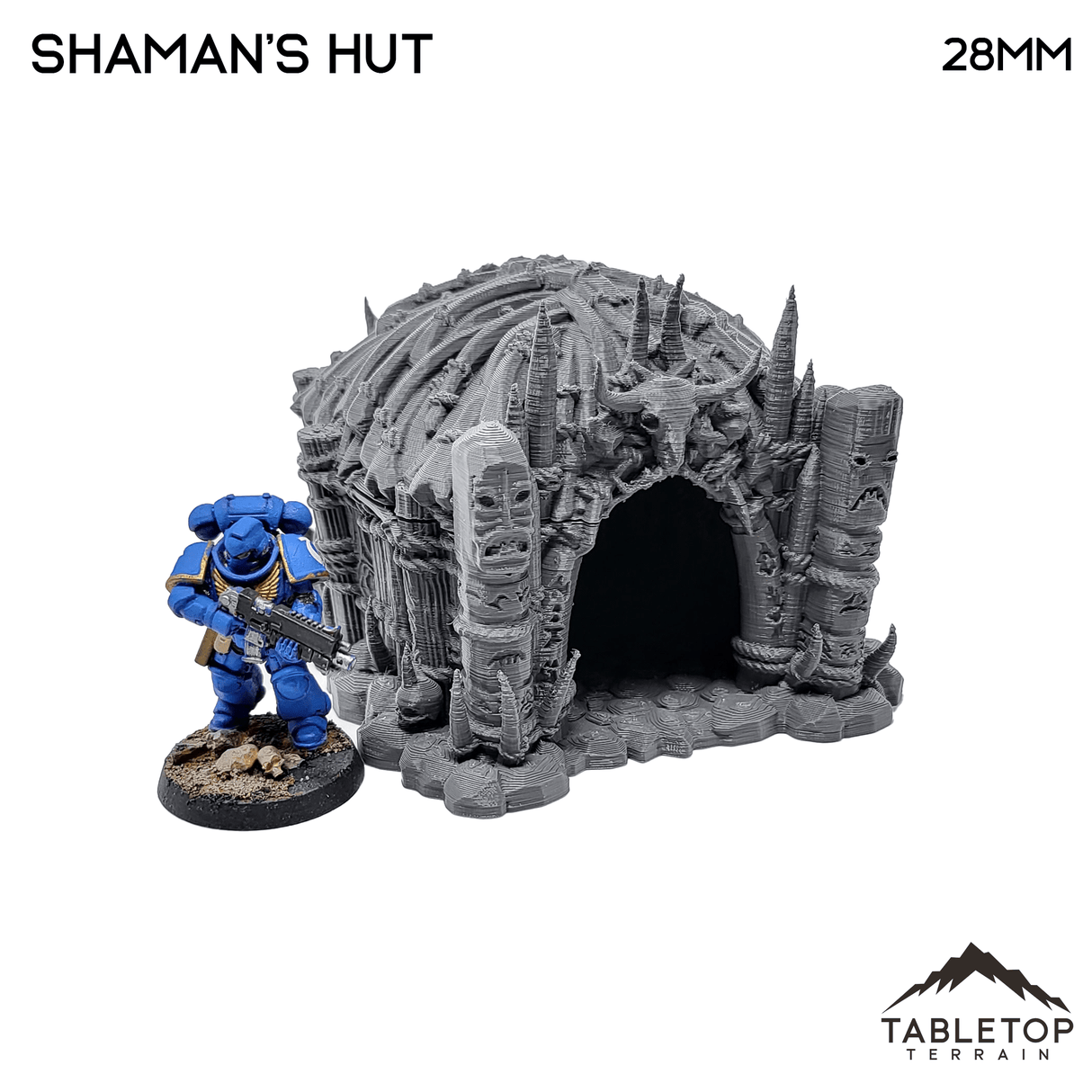 Tabletop Terrain Building Shaman's Hut - Tribal Terrain