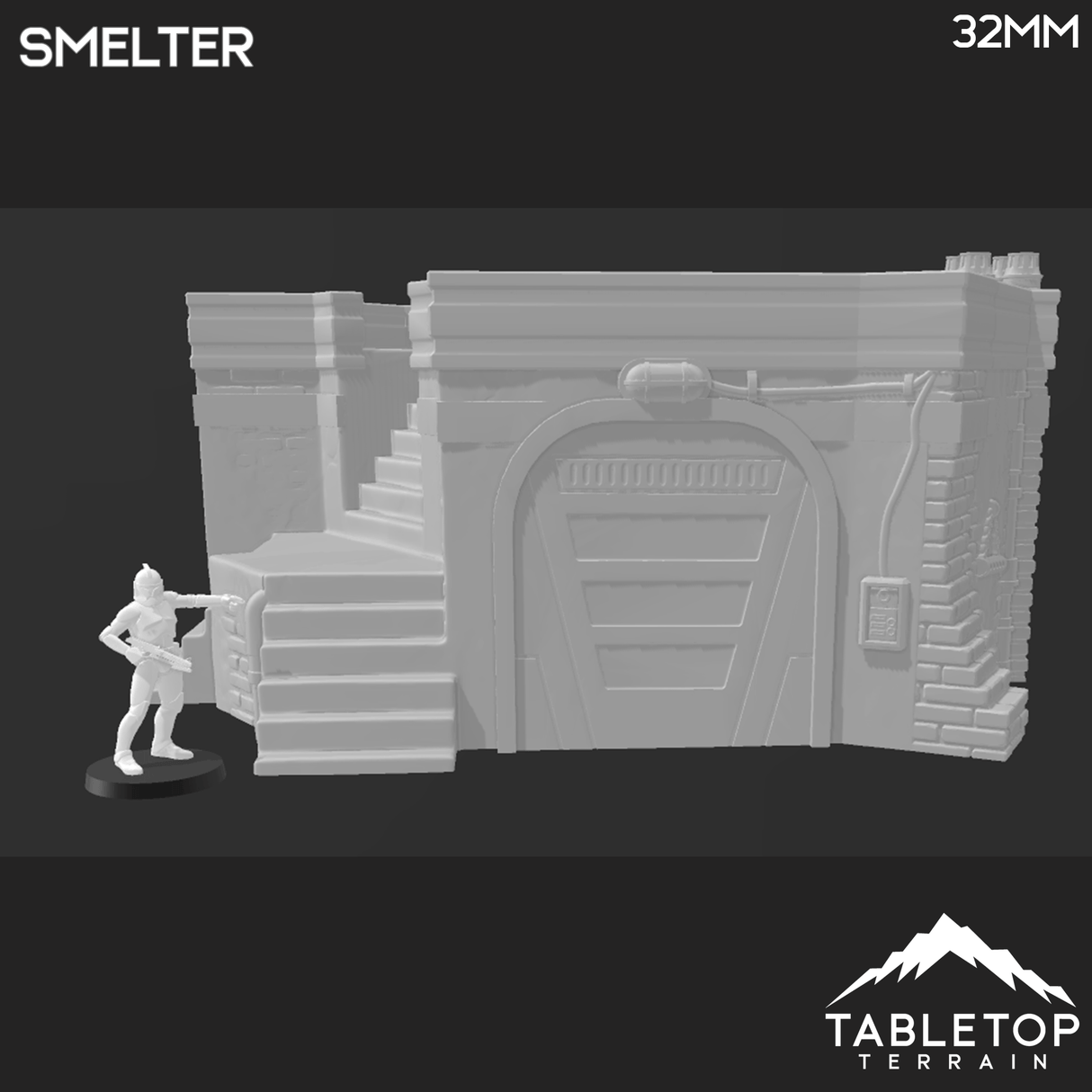 Tabletop Terrain Building Smelter - Ord Ferrum