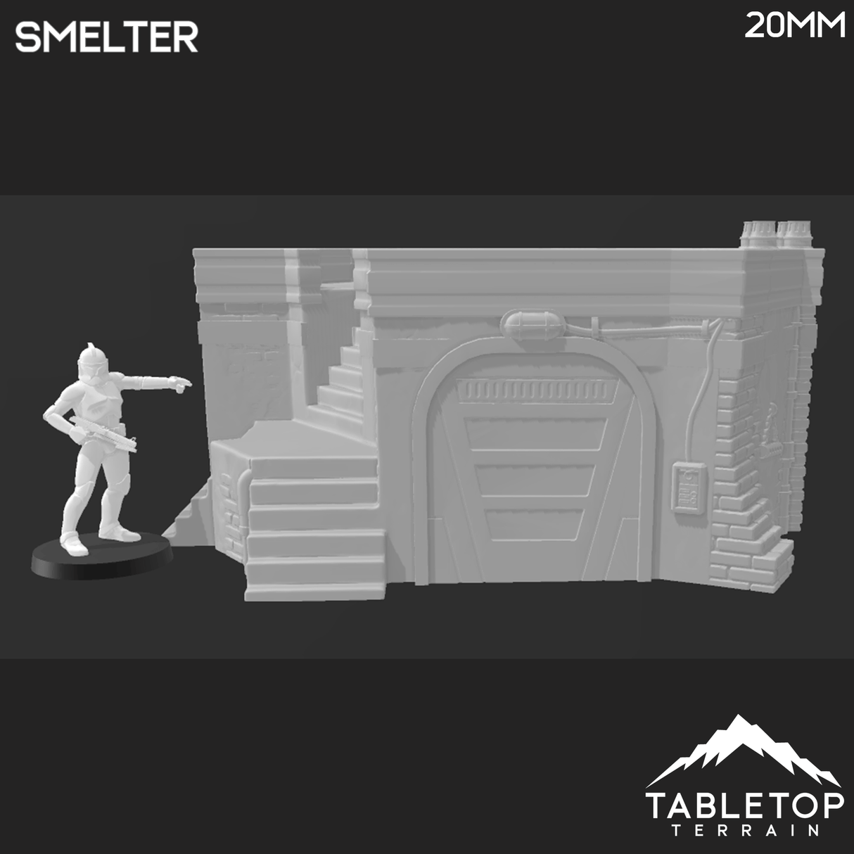 Tabletop Terrain Building Smelter - Ord Ferrum