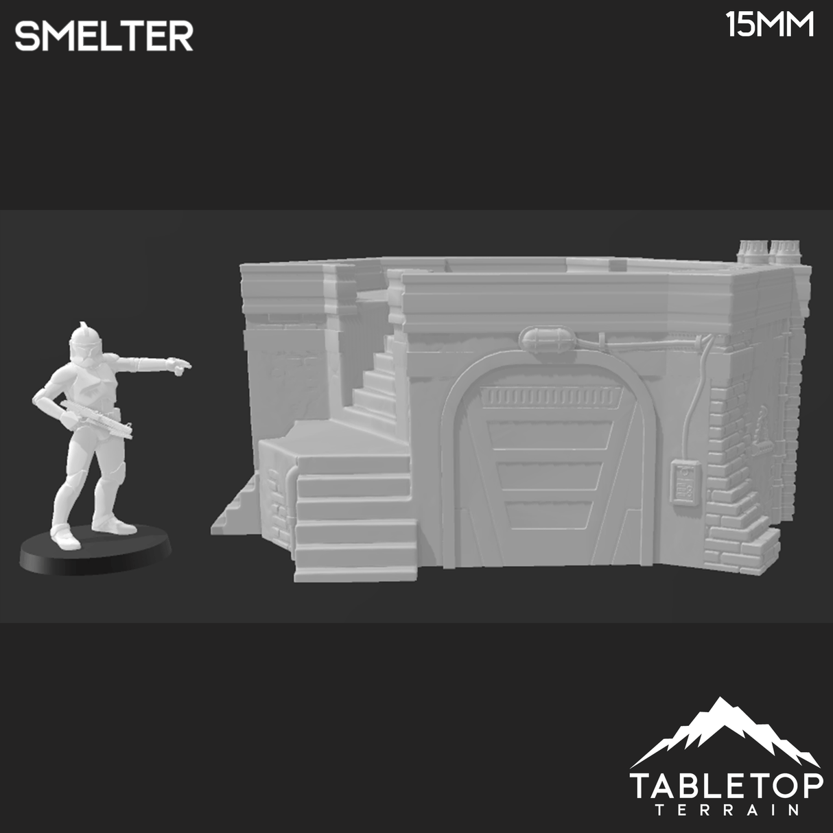 Tabletop Terrain Building Smelter - Ord Ferrum