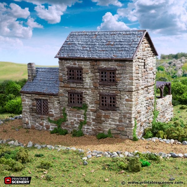 Tabletop Terrain Building Stonestreet Bakers - Country & King - Fantasy Historical Building
