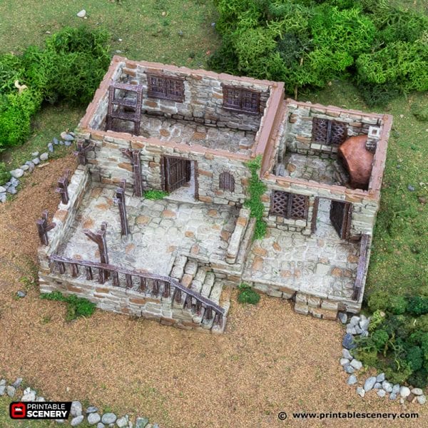 Tabletop Terrain Building Stonestreet Bakers - Country & King - Fantasy Historical Building
