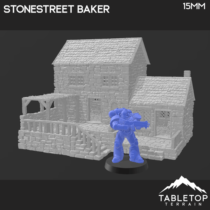 Tabletop Terrain Building Stonestreet Bakers - Country & King - Fantasy Historical Building