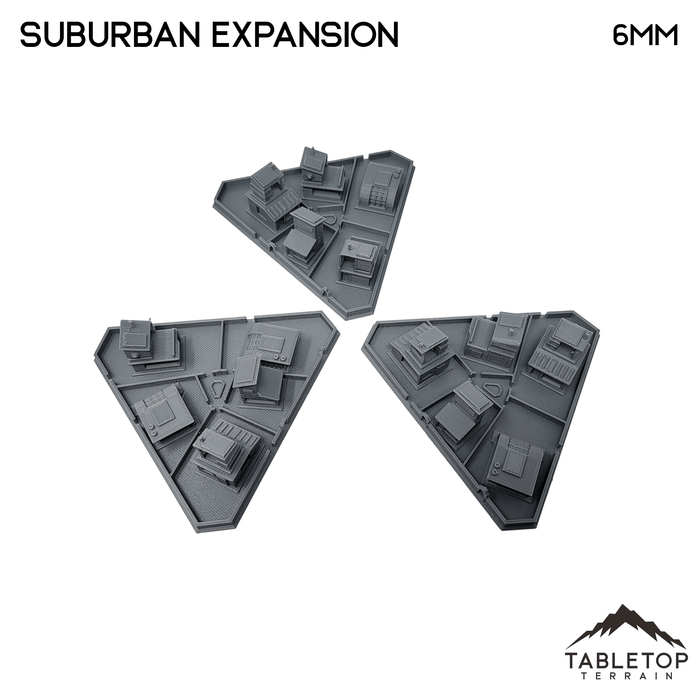 Tabletop Terrain Building Suburban Expansion - 6mm terrain