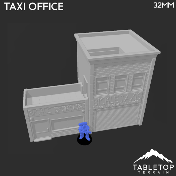 Tabletop Terrain Building Taxi Office - Marvel Crisis Protocol Building