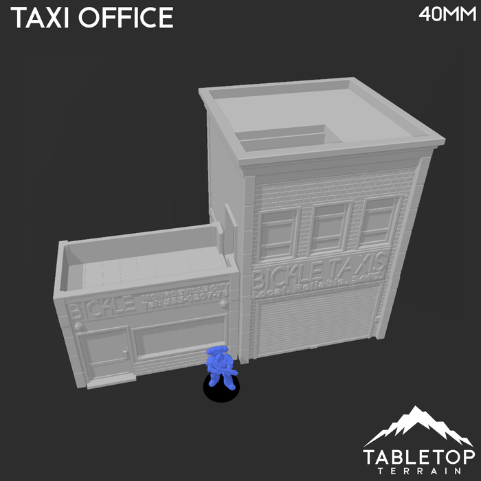 Tabletop Terrain Building Taxi Office - Marvel Crisis Protocol Building