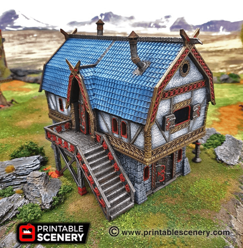 Tabletop Terrain Building The Brewhouse - Fantasy Building