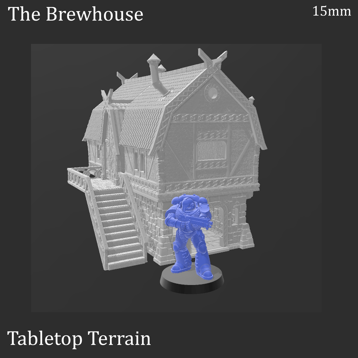 Tabletop Terrain Building The Brewhouse - Fantasy Building
