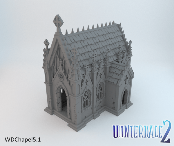 Tabletop Terrain Building The Chapel - Fantasy Building