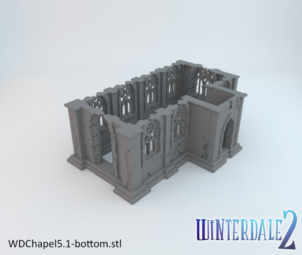 Tabletop Terrain Building The Chapel - Fantasy Building