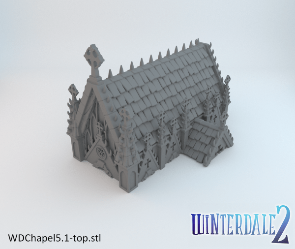 Tabletop Terrain Building The Chapel - Fantasy Building