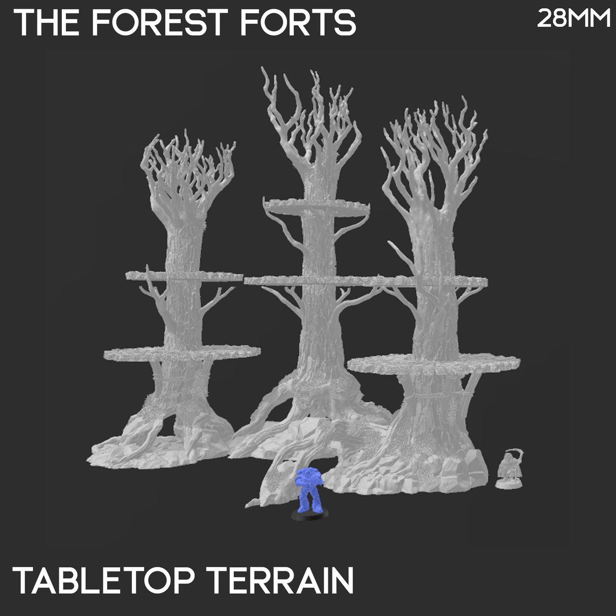 Tabletop Terrain Building The Forest Forts - Rise of the Halflings - Fantasy Building