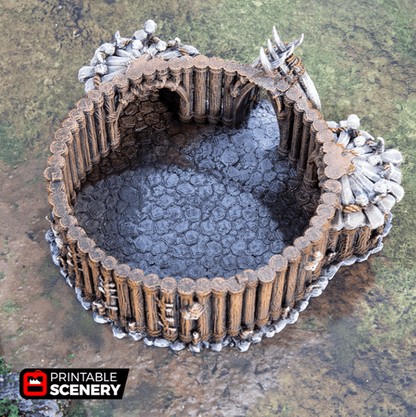 Tabletop Terrain Building The Witch Temple- Tribal Terrain
