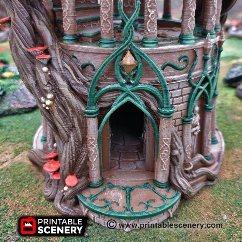 Tabletop Terrain Building Tower Aeternus - Elven Fantasy Building